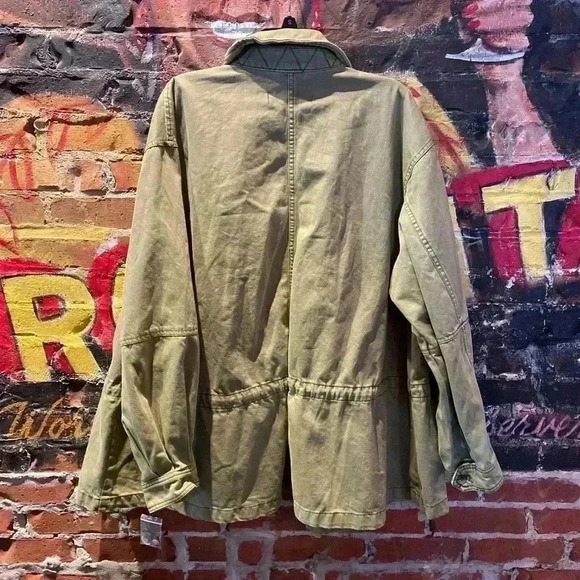 Free People The Day Green Military Jacket - Picture 4 of 5